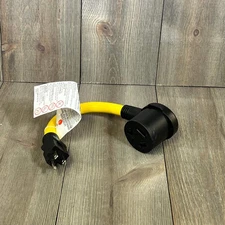 Kanayu 1 FT 15 Amp Dryer Adapter Cord 5-15P to 10-30R