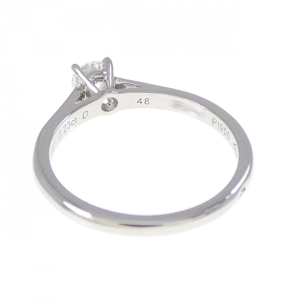 Auténtico anillo solitario Cartier 1895 0,23 quilates E VVS1 EN MUY BUENA CONDICIÓN #260-007-853-3974 Foto 3 de 4