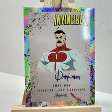Invincible Omni-Man Character Laser Signagraph Holographic Card Keepsake Edition
