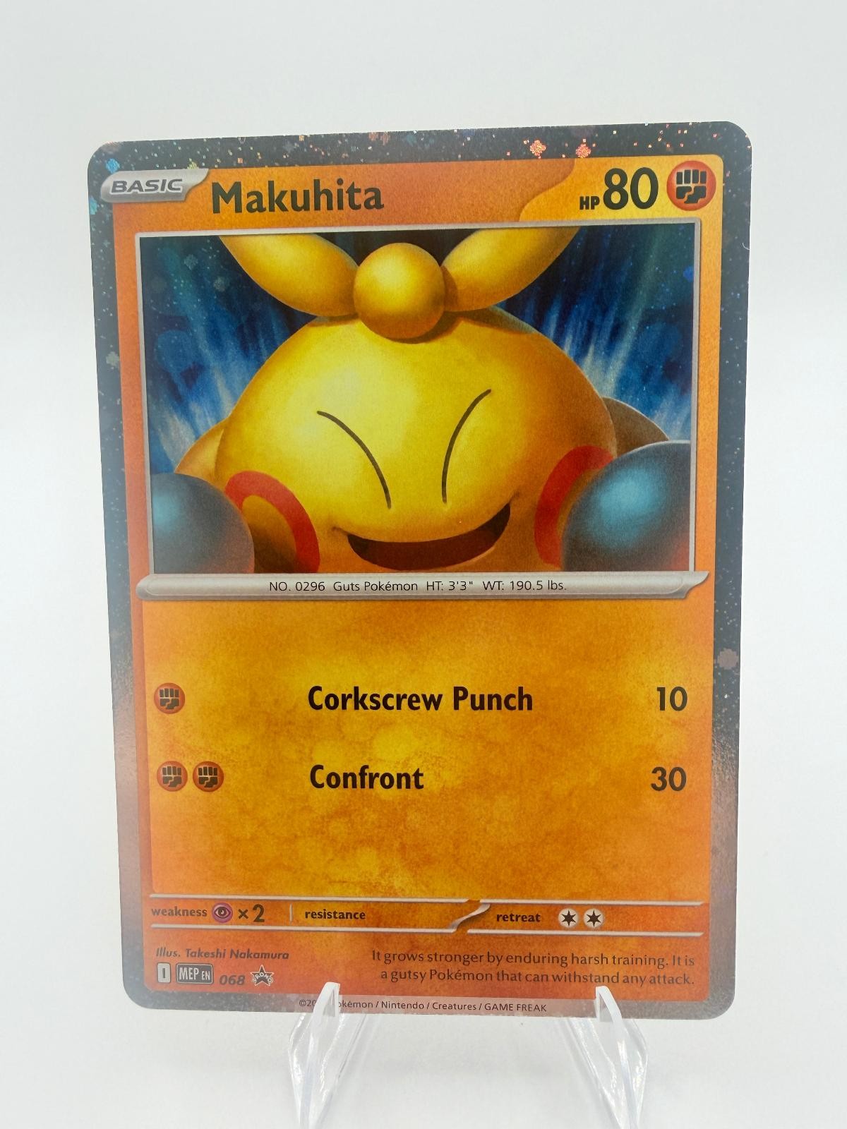 Makuhita 068 Holo Promo ME: Mega Evolution Promo Pokemon Holo Near Mint