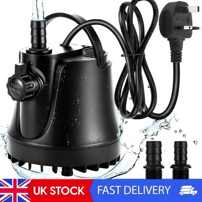 1000L/H Tauchpumpe Wasserpumpe - Ultra Leise mit 4,9Ft Hub für Aquarien
