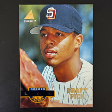 Pinnacle 1994 Derrek Lee Rookie Draft Pick Card #438 San Diego Padres MLB. rookie card picture