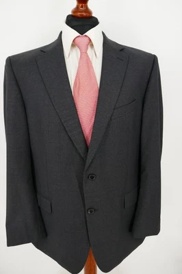 Windsor Sakko Gr.56 100% Schurwolle Dunkel Anthrazit Black Label Top Zustand - Bild 1 von 4