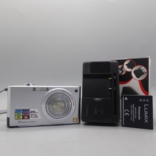 Panasonic Digital Camera Lumix DMC-FX35 10.1MP Silver Tested *Read*