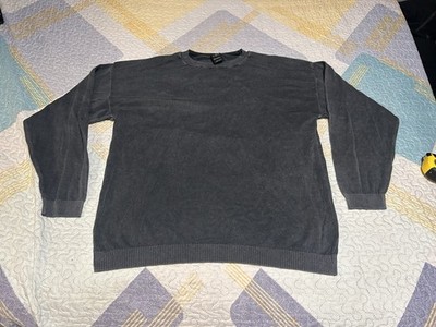Iets Frans Oversized Embroidered Sweatshirt Size Medium Gray