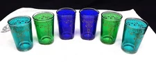 6-Moroccan Tea or Coffee Glasses