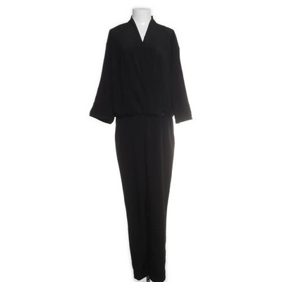 H&M, Jumpsuit, Größe: M, Schwarz, Polyester, Einfarbig, Damen #aES