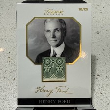 Henry Ford 2023 Keepsake Edition Authentic Relic / 25 !!