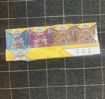 2021-22 Topps Match Attax Extra Mini Tin Case 12 Amber Blue Wave Crimson Laser