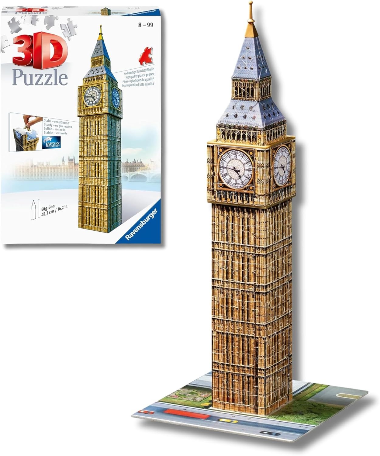 Merchandising Ravensburger: 3D Puzzle Serie Midi - Big Ben - Immagine 2