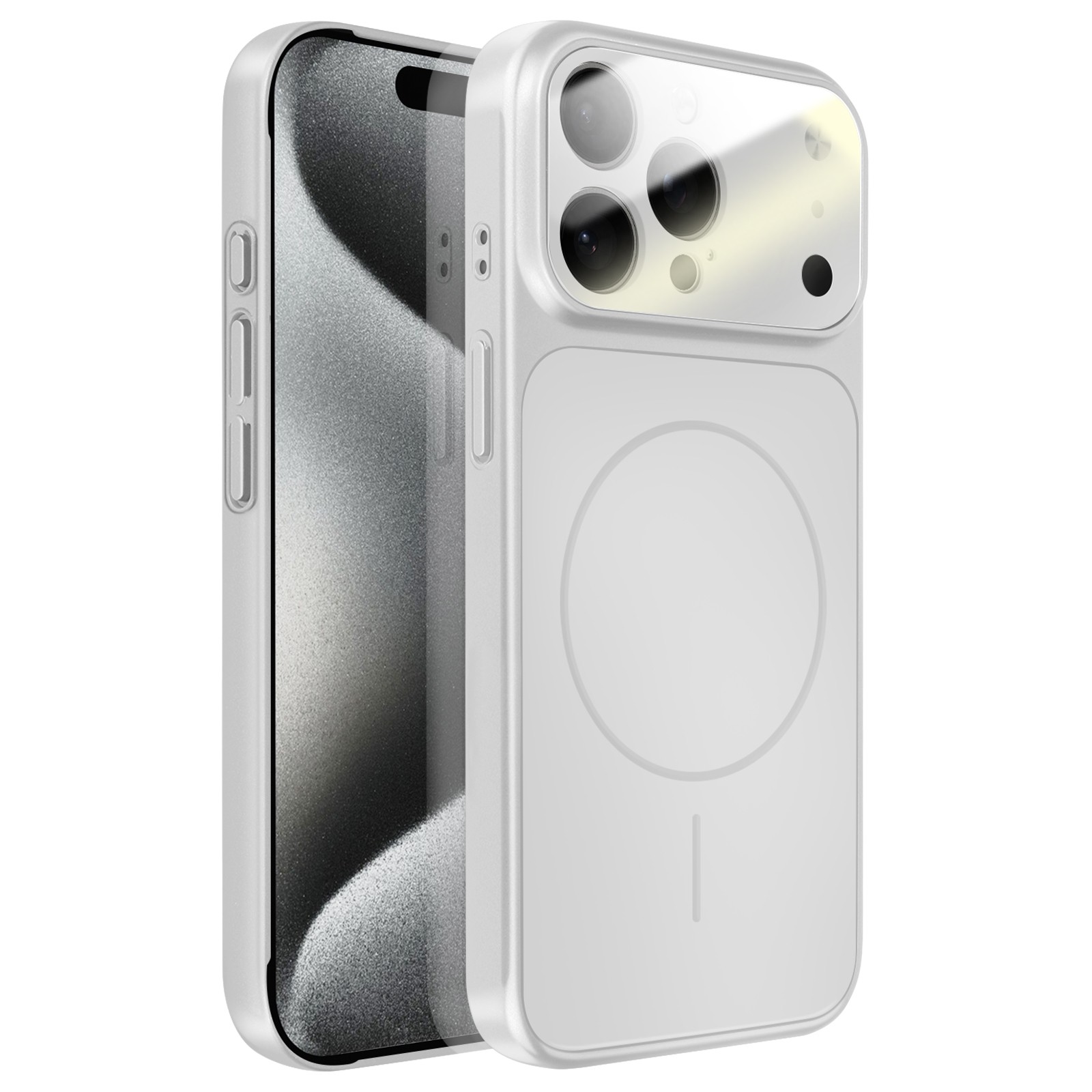 Coque iPhone 15 Pro rigide pour éviter les rayures de la caméra arrière