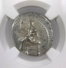 Seleucid Empire - Seleucus I, 312-281 BC - AR Stater - NGC XF - Ba'al/Lion
