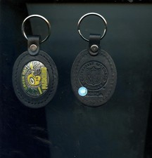 Green Bay Packers Football NFL Leather Key Chain Keychain Siskiyou Ashland