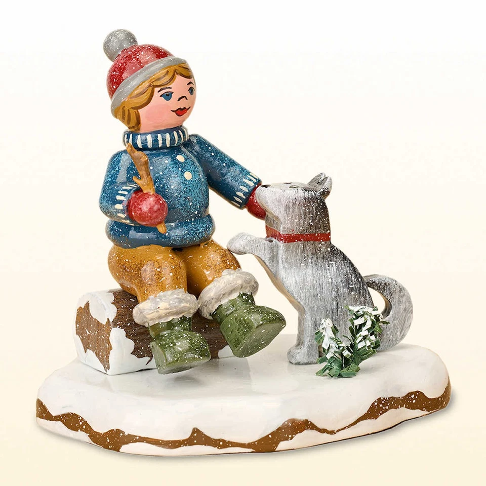 Winterkinder Durch den Winterwald Oscar Wegweiser & Schneemann 4-teilig neu 2026 - Bild 3 von 4