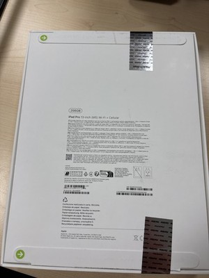 Apple iPad Pro Cellular 13 Zoll Tablet Silber 256 GB (2.752 x 2.064 Pixel)