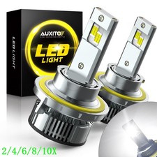 H13 9008 LED Headlight 30000LM Hi/Lo Beam 6500K Super Bright White Bulb New 2/4X