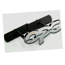 1 Stück Für Opel OPC Kühlergrill Grillabzeichen Emblem Silber Badge Neu