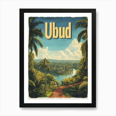 Aihrgdesign A Retro Reiseposter F Gerahmtes Wandbild Poster Leinwanddruck Bild