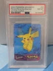2004 Pokémon Advanced Pichu Pikachu Raichu Action Cards Lenticular PSA 8