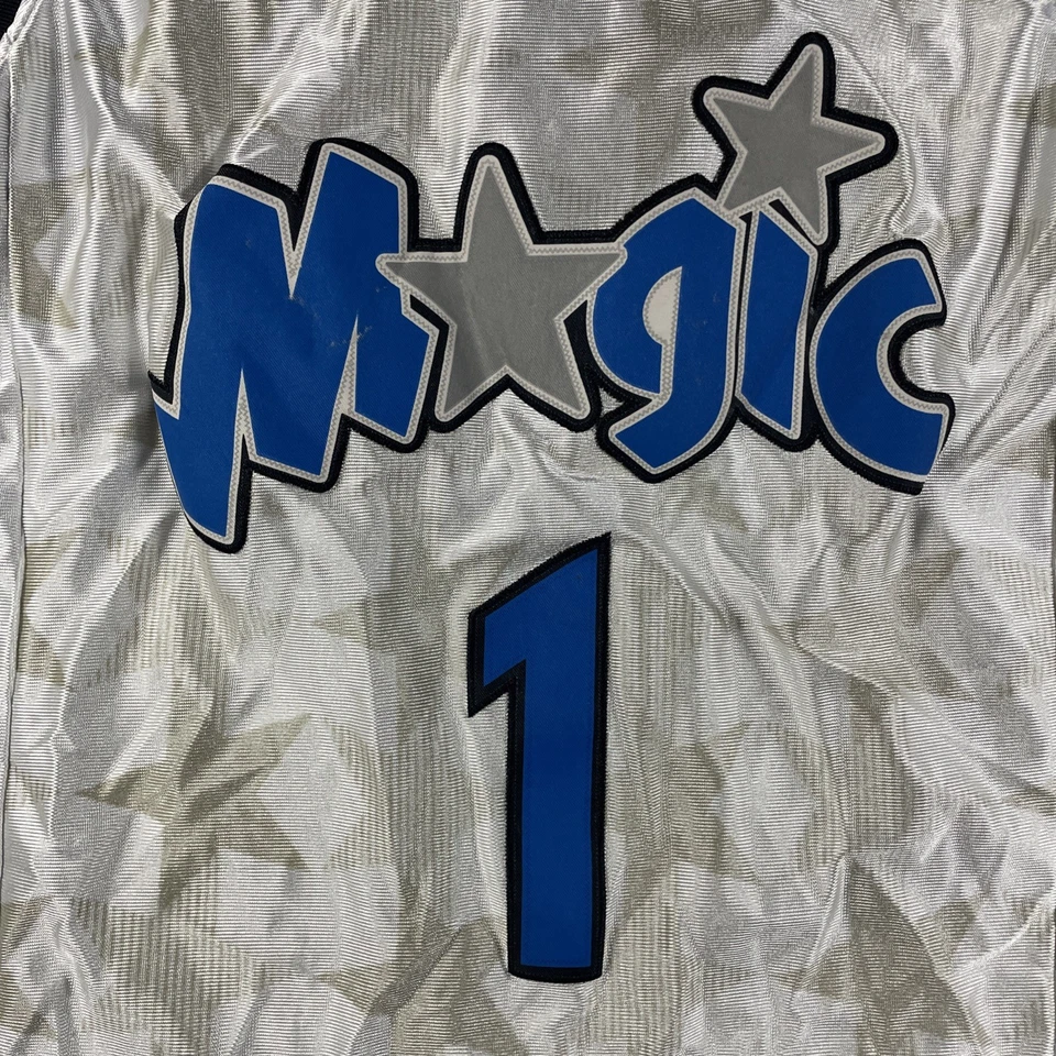 Camiseta de basquete autêntica Adidas Tracy McGrady Orlando Magic tamanho pequeno +2 - Imagem 3 de 4