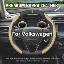 2pcs Segmented Steering Wheel Cover Fits Vw Volkswagen 14.5-15 Non-slip