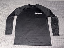 Men s USMC Marines Black Pain Is Weakness Long Sleeve Performance Shirt Size M