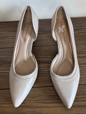 Kelly & Katie Shenna Beige Pointed Toe D'Orsay Heels Women's 9M Business Casual