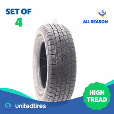 Set Of 4 Used 24570r17 Cooper Discoverer Htp Ii 110t - 10-10.532 Set Of 4 Used 24570r17 Cooper Discoverer Htp Ii 110t - 10-10.532