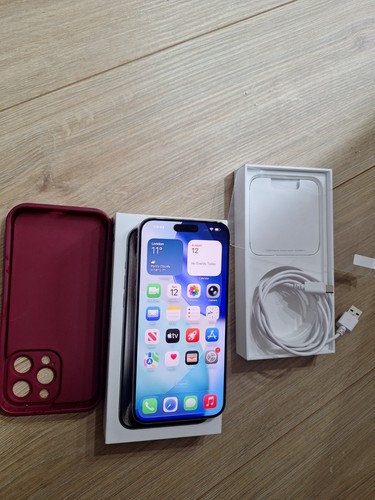 Apple iPhone 15 ProMax 256GB Weiß TADELLOSER Makelloser Zustand 89%BH Entsperrt