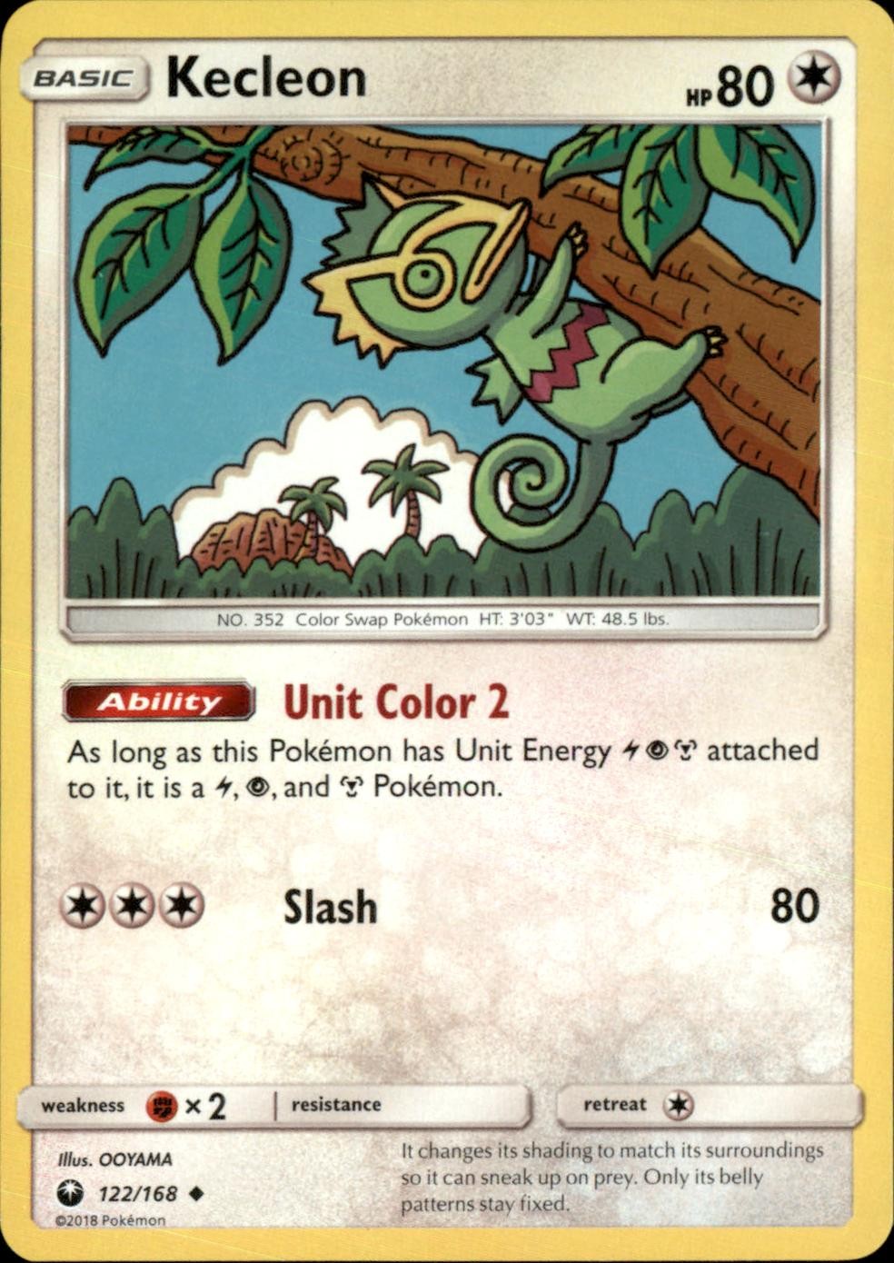 Kecleon 122/168 Uncommon Celestial Storm Pokemon NM