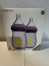 2 Joovy Boob Baby Bottle 5oz. cleanflow vent PPSU bottle new nipple design 3M 