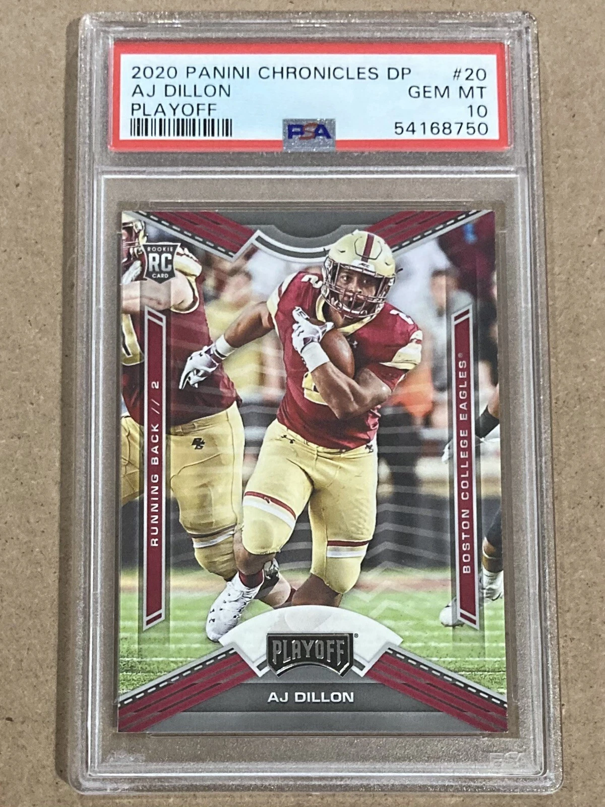 AJ Dillon Panini Chronicles Draft Picks Playoff #20 Base