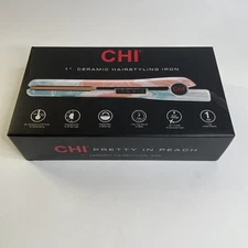 CHI 1” Ceramic Hairstyling Iron Limited Edition Color “Pretty In Peach”