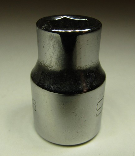 *Matco Tools* 9mm 3/8" Drive *6 Point* Shallow Chrome Socket B9M6 - Foto 4 di 8