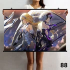 Art Poster Fate Saber FGO Anime Wall Scroll Waterproof Otaku Gifts 60*40CM #22