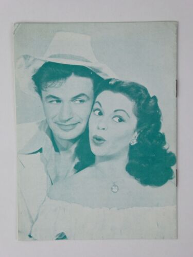 Ronald Reagan Rhonda Fleming Vintage Tropic Zone 1953 programa de películas danesas - Imagen 2 de 2