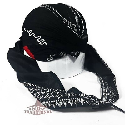 Traditional Hat Blangkon Jogja Javanese Sliwir Fold Specle Wulung Java Headdress