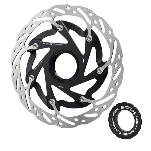 Campagnolo 03 Disc Brake Rotor - 140mm, Center Lock, Silver/Black