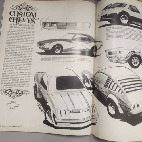 Car Craft December 1974 drag chassis blueprinting, giant chevy section - Picture 4 of 4