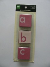 Making Memories Gameboard Alphabet LEXI ROSE 2 Sided 39 Characters NIP