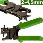 Schwere Revolverlochzange Lochzange Gürtelzange Ösenzange Stanzeisen Lederzange