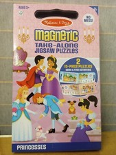 Melissa Doug. Princess Take Along Magnetic Jigsaw Puzzles 2 15-Piece Puzzles