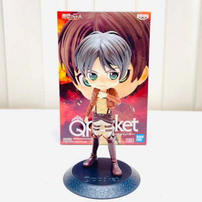 Banpresto Attack On Titan Q Posket - Eren Yeager (Version A) Statuetta Collezionabile 14 Cm - 3
