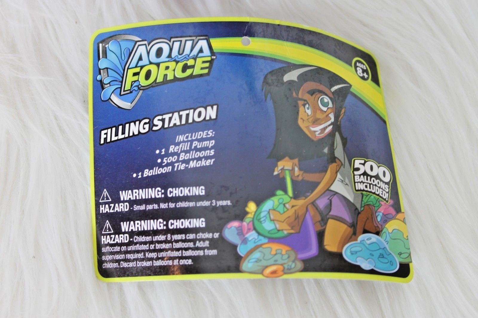 New 500 Water Balloons Pump Wham O Aqua Force Refill Filling Station