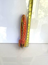 Original Vintage SwimWays TOYPEDO Gliding Torpedo 11.5" Pool Dive Toy Orange Blk