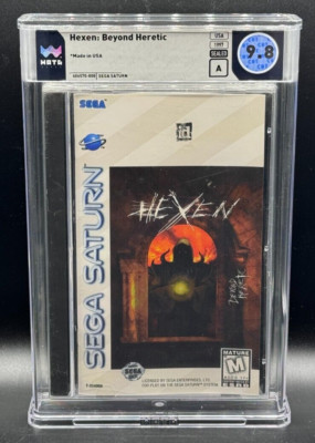Hexen Beyond Heretic Sega Saturn Jewel Case Longbox Sealed New WATA 9.8 A