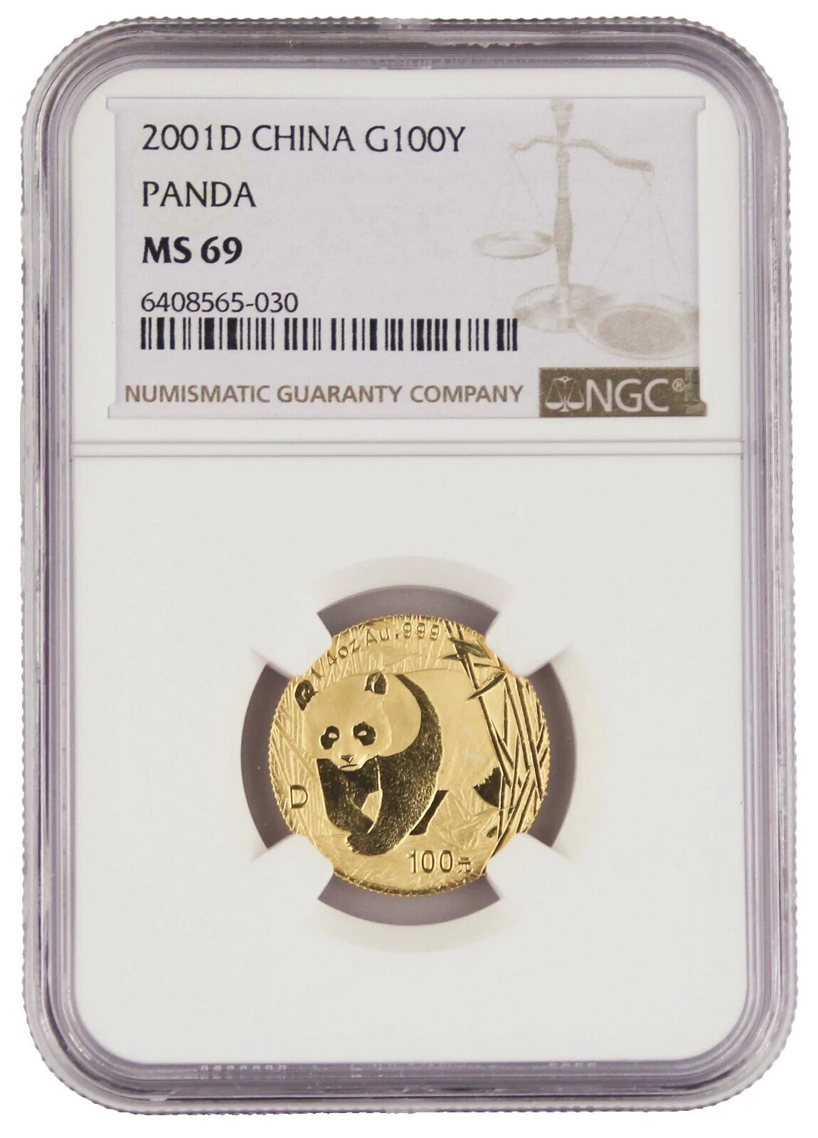 2001 Year Chinese Panda Gold Bullion Coins