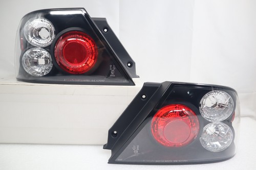 NEW 2002~2003~Mitsubishi Lancer ES OZ Rally LS Tail Lights Black Lamp New 02 03 - Picture 2 of 8
