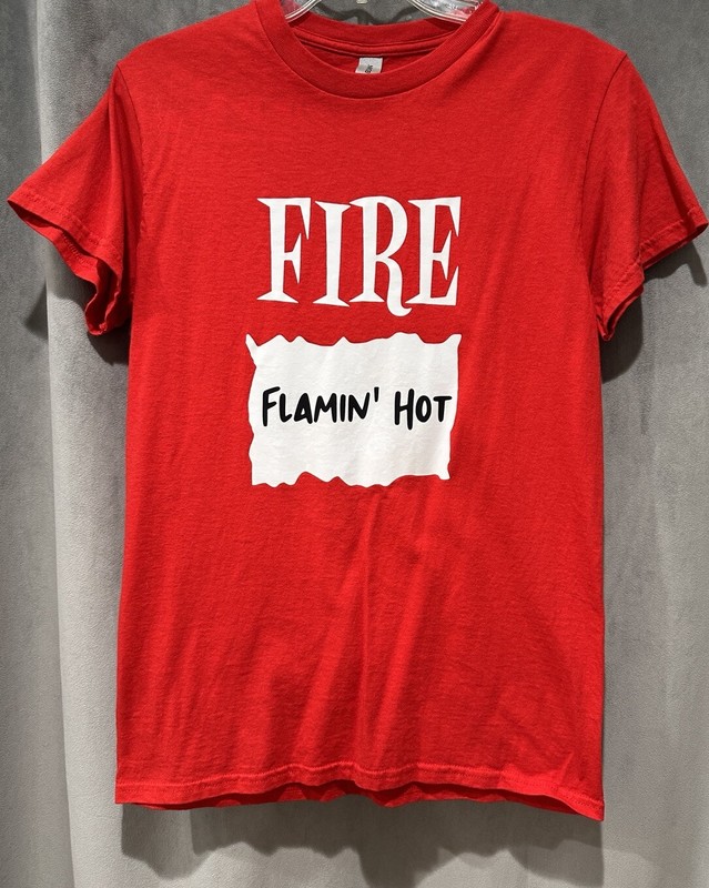 Red Flamin’ Hot Sauce packet Halloween Costume T-Shirt, Taco Bell Style Size AS