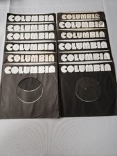 45 RPM 7" RECORD SLEEVES/COMPANY SLEEVE 12 PK/SEE PHOTOS -Columbia SLV1 4